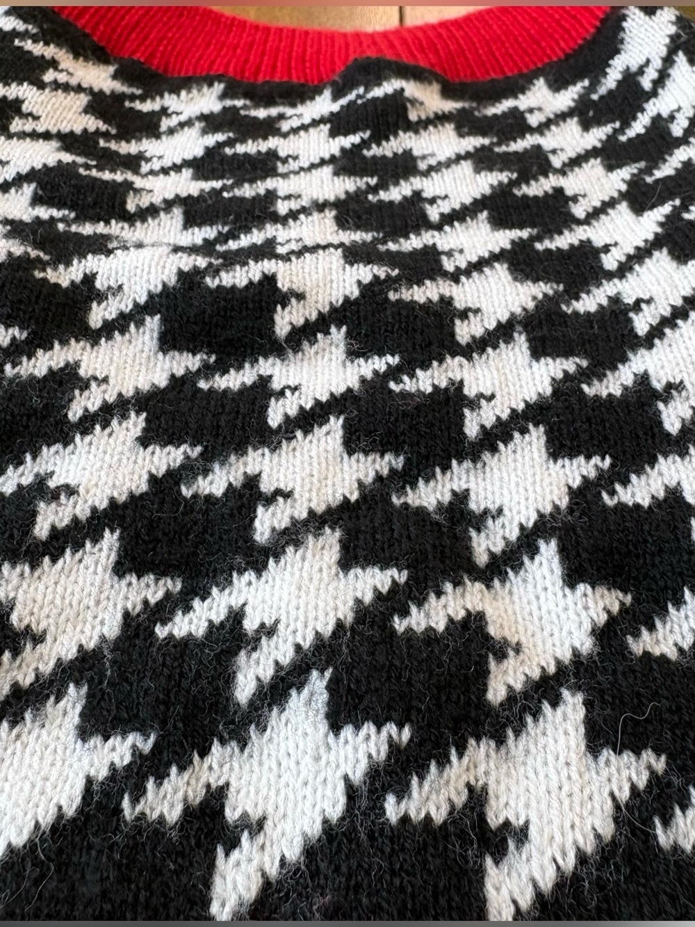 Worthy Dog houndstooth sweater - Small